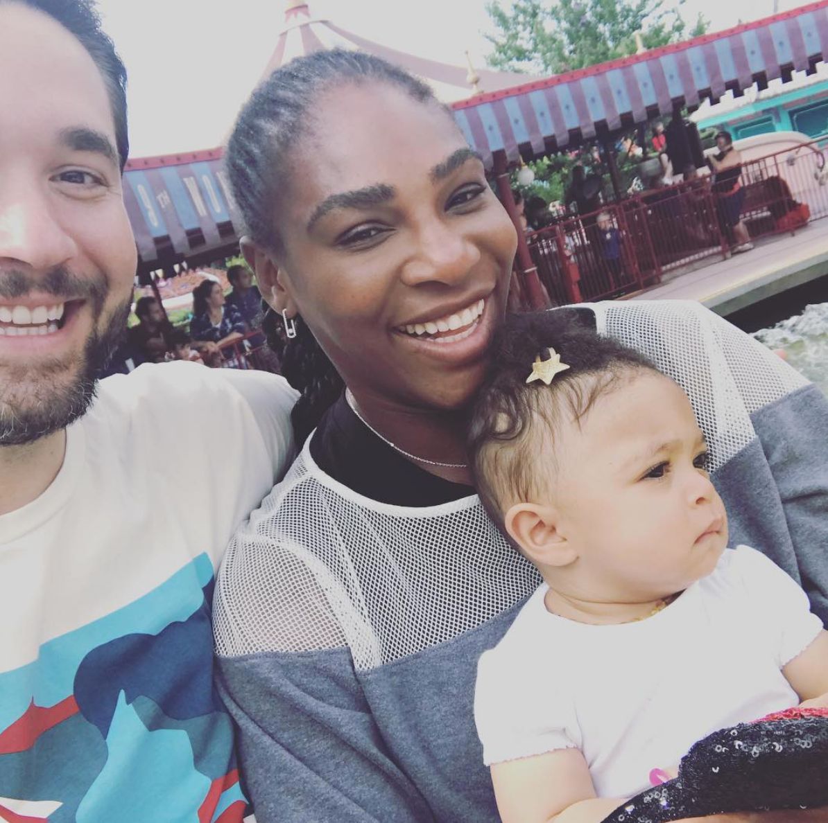 Could These Photos Of Serena Williams, Her Husband Alexis Ohanian and Their Daughter Be Any More Adorable?
